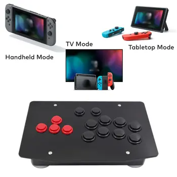 RHK-J500BB-NS Kõik Nupud Hitbox Stiili Arcade Juhtnuppu Võitlus Stick Töötleja Nintendo Lüliti-Plug & Play