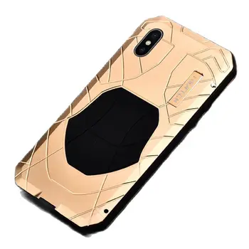 Luksus Väljas Sport Armee Taktikaliste Põrutuskindel Veekindel Metall Silikoon Telefon Case For Iphone Xs Max Xr X Juhtudel Kate