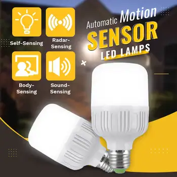 Automaatse liikumisanduriga LED Lamp 220VEnergy Saving Lamp Auto on/OFF LED Pirn Valgust Tundliku Inimese Keha Liikumise Detektor Tuled