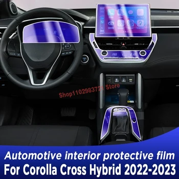 Näiteks Corolla Cross Hybrid 2022-2023 Käigukasti Paneel Navigatsioon Ekraan Auto Interjöör Tpü kaitsekile Anti-scratch Kleebis