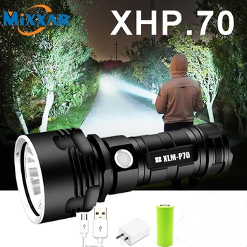 ZK5 Super Võimas LED Taskulamp L2 XHP50 Taktikaline Taskulamp USB Laetav Linterna Veekindel Lamp Ultra Ere Latern Telkimine