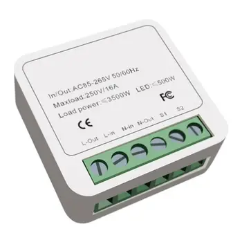 WiFi Smart Dimmer Lüliti Mini Smart Relee Lüliti Moodul Valguse Lüliti Targa Kodu Automaatika Kooskõlas