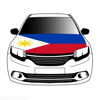 Filipiinid lipud auto Kapuuts kate lipud 3.3x5ft/5x7ft 100%polüester,auto kapoti banner