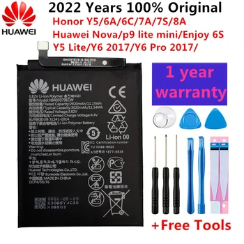 Hua Wei Originaal Telefoni Aku HB405979ECW Jaoks Huawei Nova / Nautida 6S / Au 6A 6C 8A / 7A Pro / Y5 / Y6 Pro / P9 Lite Mini