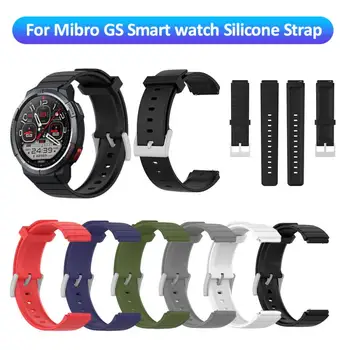Asendamine Käevõru Mibro GS Rihm Silikoonist Randmepaela Wriststrap Smart Watch Band Smart Tarvikud Kantavad Seadmed