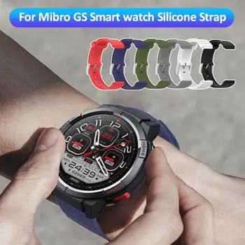 Asendamine Käevõru Mibro GS Rihm Silikoonist Randmepaela Wriststrap Smart Watch Band Smart Tarvikud Kantavad Seadmed