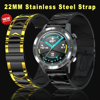 Roostevabast Terasest Metallist Rihm Samsung Watch3 45mm S3 22mm Universaalne Bänd Huawei GT2 GT3 Pro 46 mm Roostevabast Terasest Käevõru