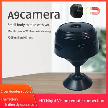 A9, WiFi, Mini Kaamera Traadita Videosalvesti Magnet Turvalisuse Järelevalve Smart Home