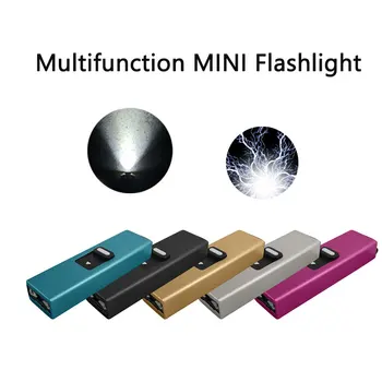 USB LED Taskulamp EDC Kaasaskantav MINI Multifunktsionaalne enesekaitse Vahendid Väljas Anti-wolf Tööriistad Naiste ohuolukorra Vahendid