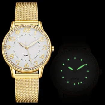 Vaadata Naiste Kellad Kristall Teemant Käevõru Luksus Kvarts Käekell Relogio Feminino Reloj Mujer Montre Parima Müüa