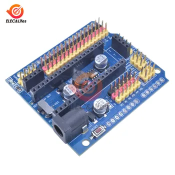 Moodul Arduino 5V 2A Nano v3.0 3.0 I/O IO Expansion Board Mikro-Sensor Kilp Moodul R3 Leonardo on üks