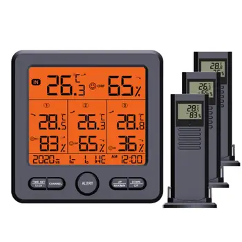 Temperatuur Niiskus Ilmajaamas Usaldusväärne Kalibreerimise Funktsiooni Täpse Termomeetri Andur Wifi Thermohygrometer Monitor
